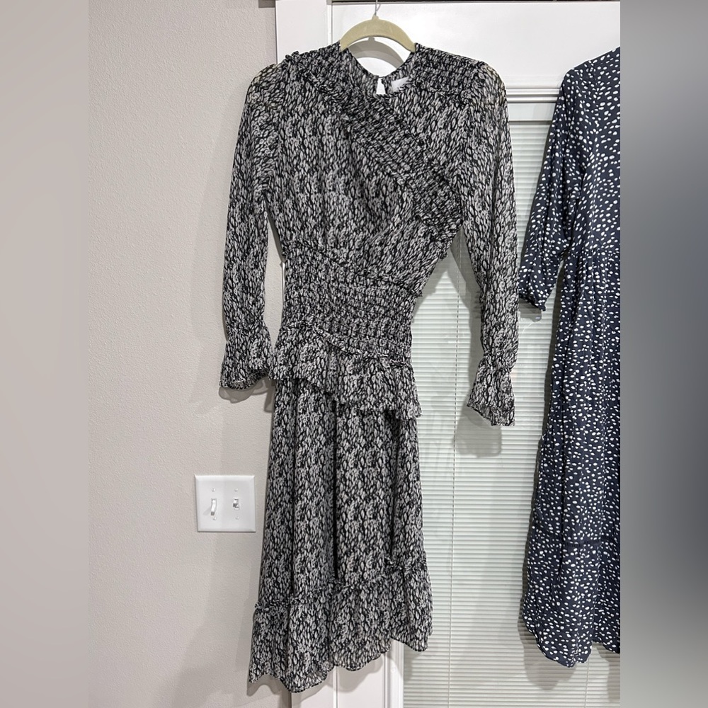 MISA Los Angeles black and white dress, size small, worn once